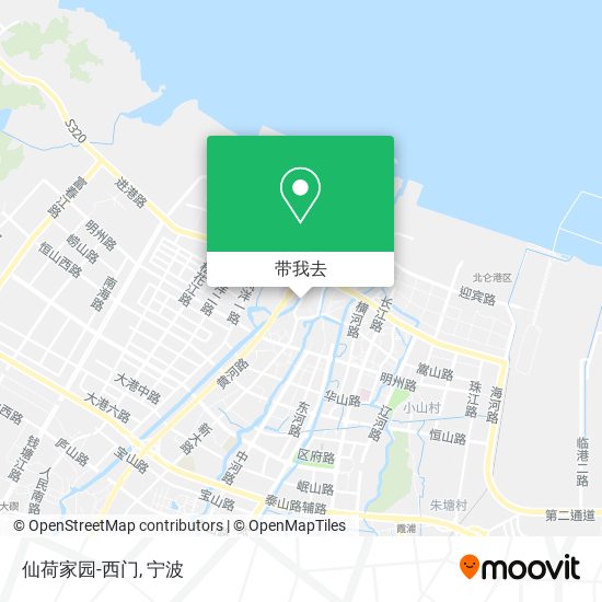 仙荷家园-西门地图