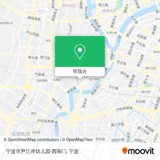 宁波市尹江岸幼儿园-西南门地图