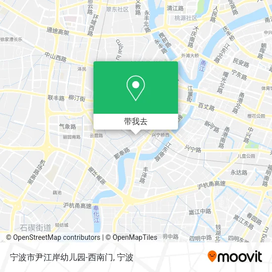 宁波市尹江岸幼儿园-西南门地图