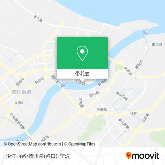 沿江西路/清川路(路口)地图