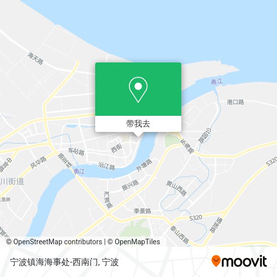 宁波镇海海事处-西南门地图