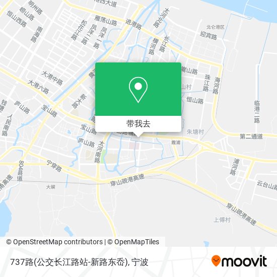 737路(公交长江路站-新路东岙)地图