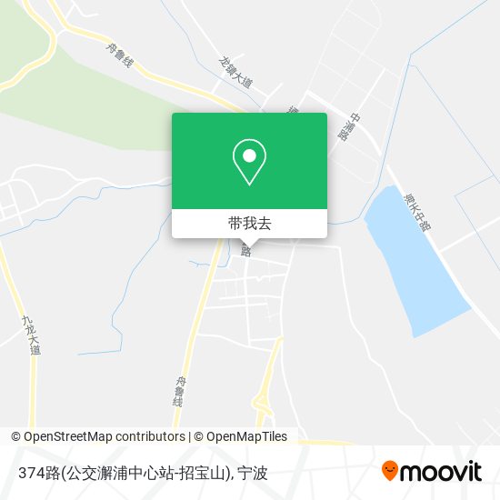 374路(公交澥浦中心站-招宝山)地图
