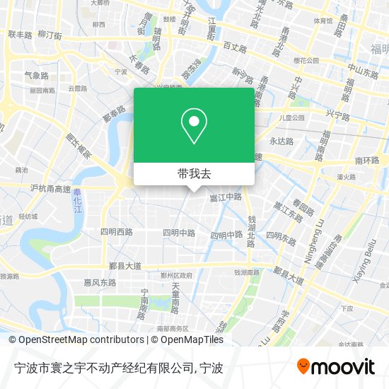 宁波市寰之宇不动产经纪有限公司地图