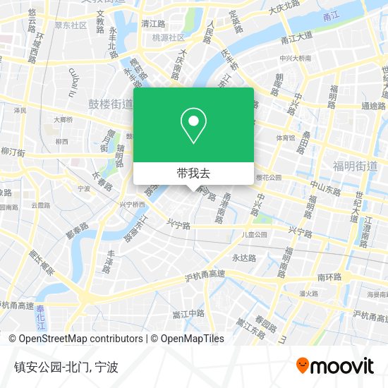 镇安公园-北门地图