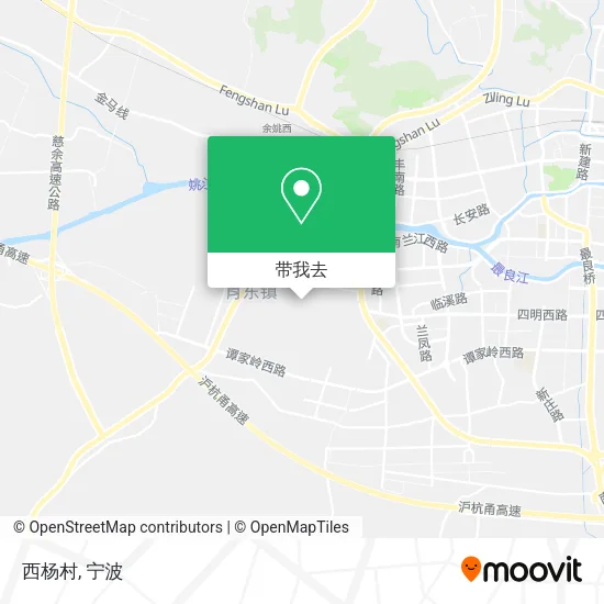西杨村地图
