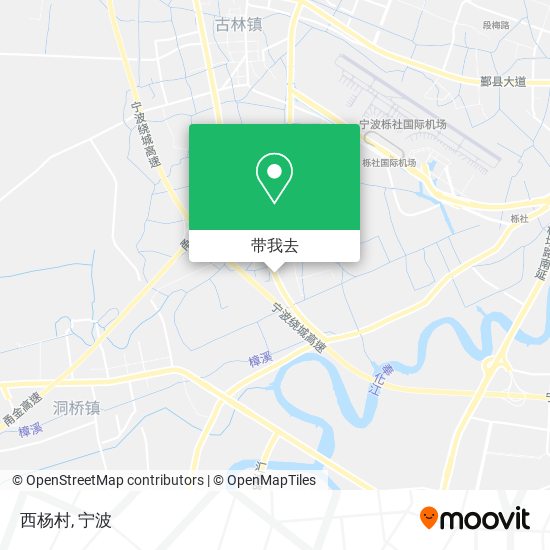 西杨村地图