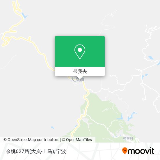 余姚627路(大岚-上马)地图