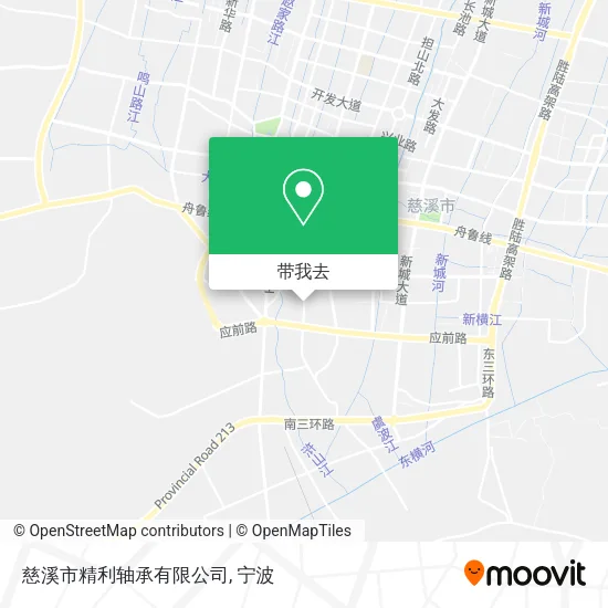 慈溪市精利轴承有限公司地图
