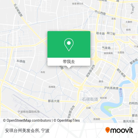安琪台州美发会所地图