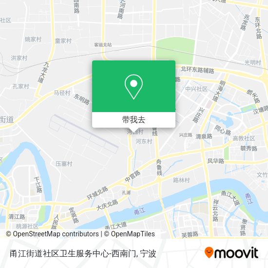 甬江街道社区卫生服务中心-西南门地图