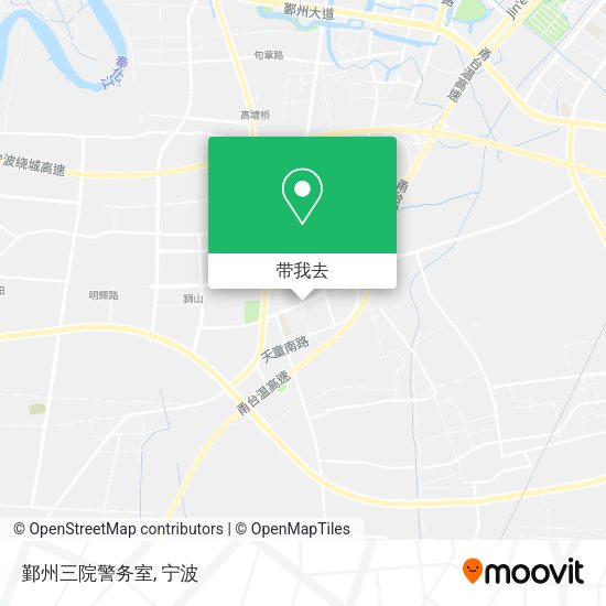 鄞州三院警务室地图