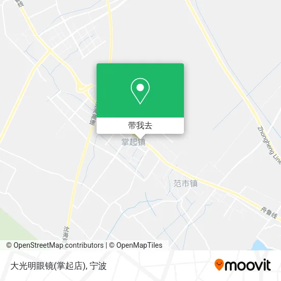 大光明眼镜(掌起店)地图