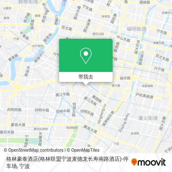 格林豪泰酒店(格林联盟宁波麦德龙长寿南路酒店)-停车场地图