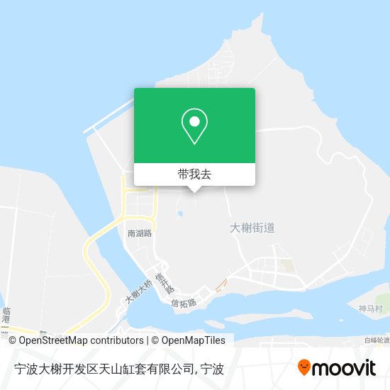 宁波大榭开发区天山缸套有限公司地图