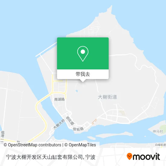 宁波大榭开发区天山缸套有限公司地图