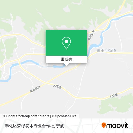 奉化区森绿花木专业合作社地图