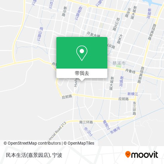 民本生活(嘉景园店)地图