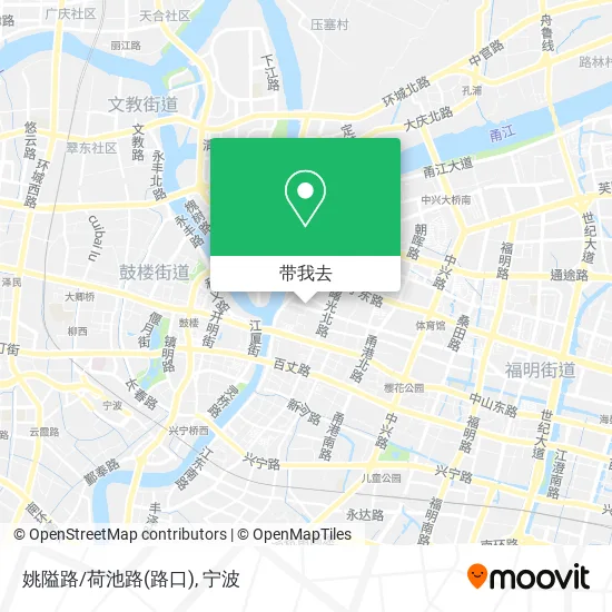 姚隘路/荷池路(路口)地图