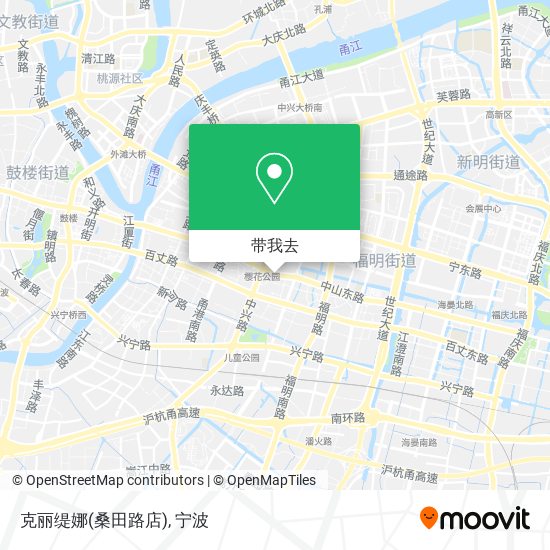 克丽缇娜(桑田路店)地图