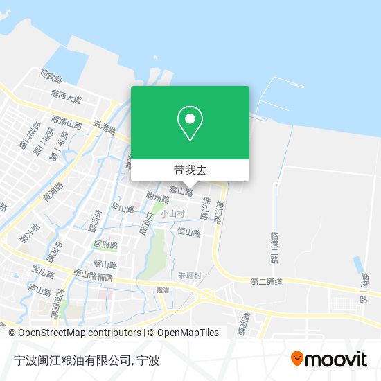宁波闽江粮油有限公司地图