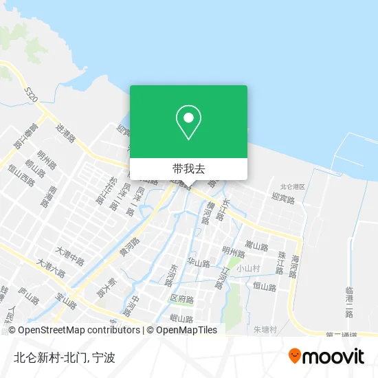 北仑新村-北门地图