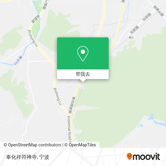 奉化祥符禅寺地图