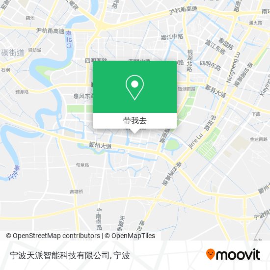 宁波天派智能科技有限公司地图