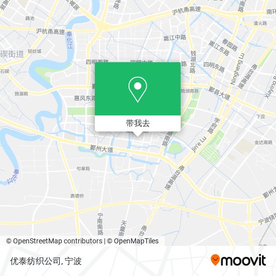 优泰纺织公司地图
