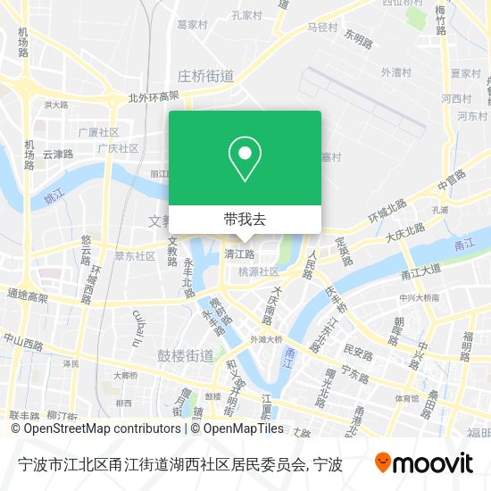 宁波市江北区甬江街道湖西社区居民委员会地图