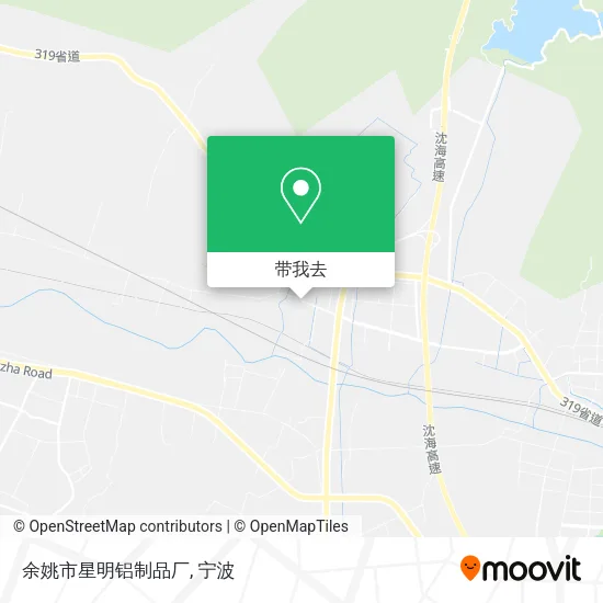 余姚市星明铝制品厂地图
