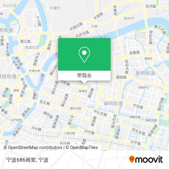 宁波686画室地图
