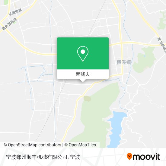 宁波鄞州顺丰机械有限公司地图