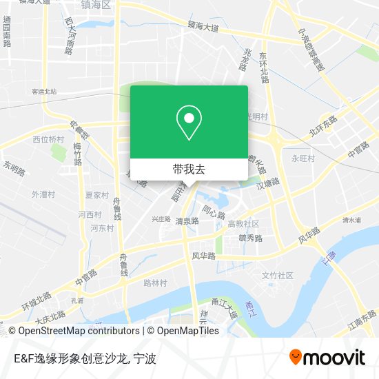 E&F逸缘形象创意沙龙地图