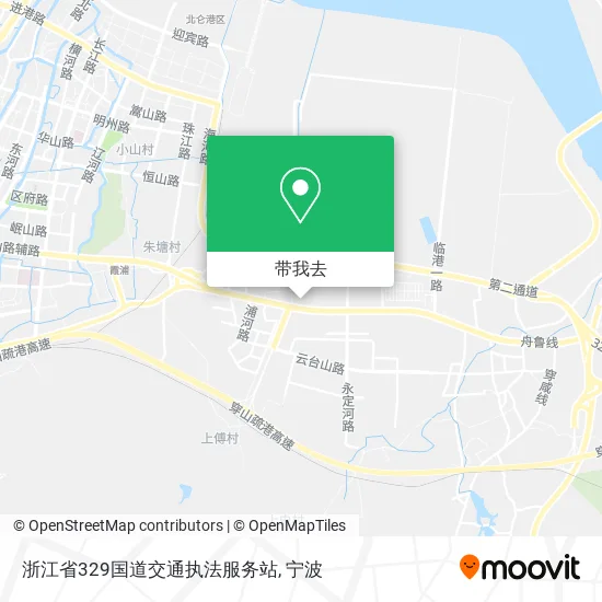 浙江省329国道交通执法服务站地图