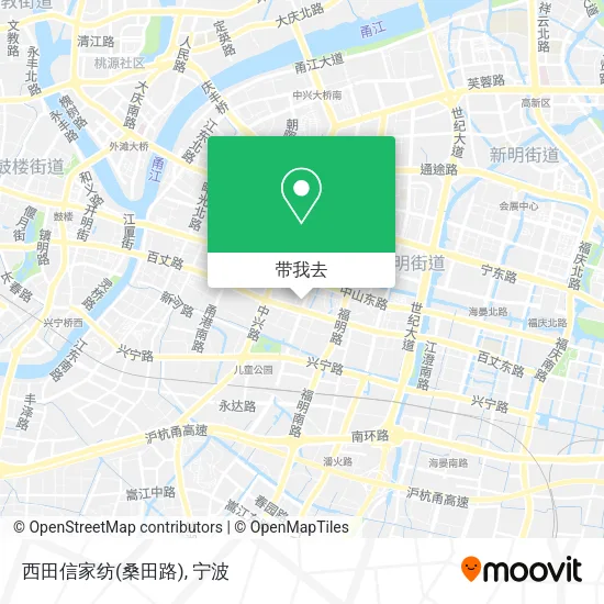 西田信家纺(桑田路)地图