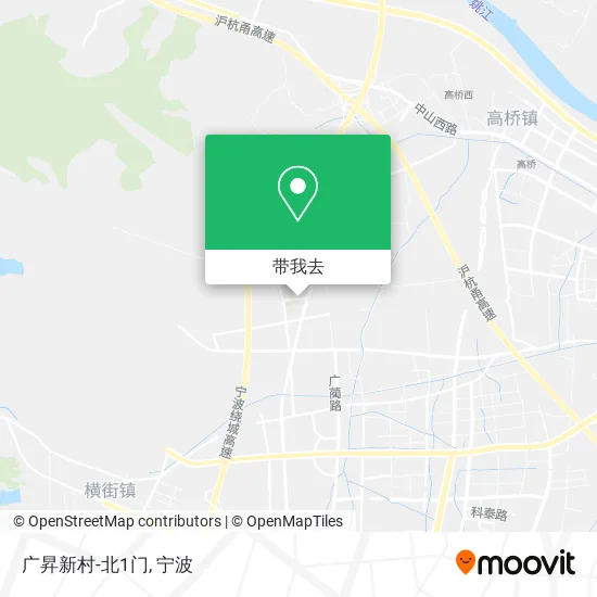 广昇新村-北1门地图