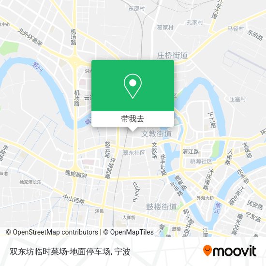 双东坊临时菜场-地面停车场地图