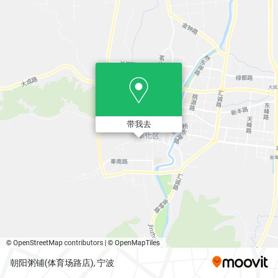 朝阳粥铺(体育场路店)地图