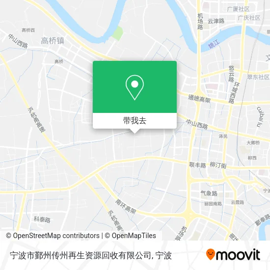 宁波市鄞州传州再生资源回收有限公司地图