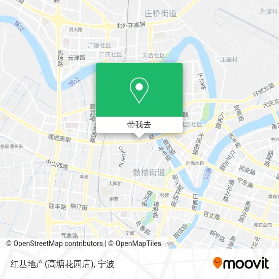 红基地产(高塘花园店)地图