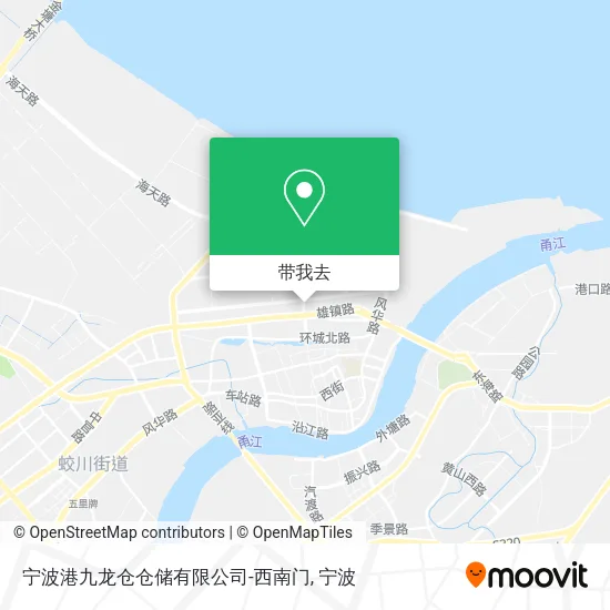 宁波港九龙仓仓储有限公司-西南门地图