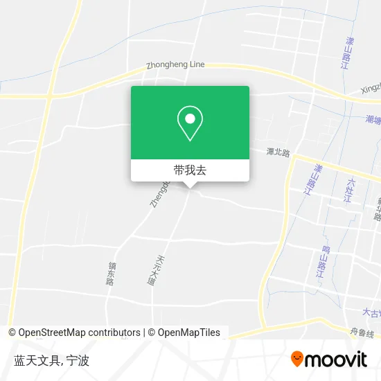 蓝天文具地图