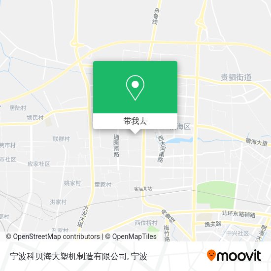 宁波科贝海大塑机制造有限公司地图
