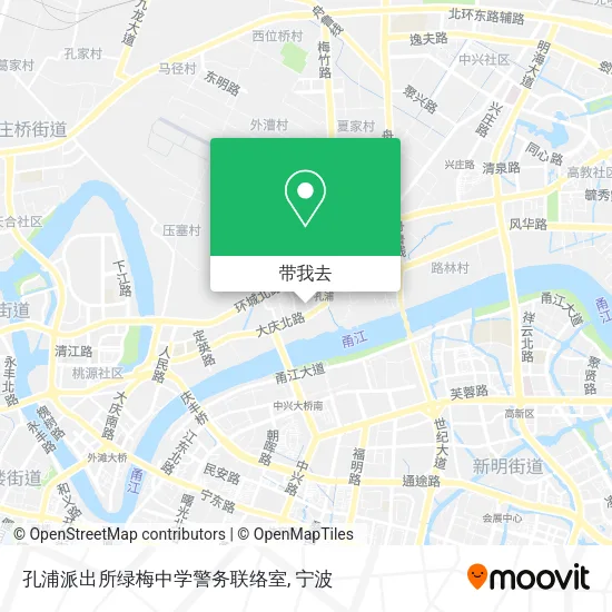 孔浦派出所绿梅中学警务联络室地图