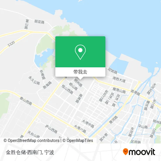 金胜仓储-西南门地图