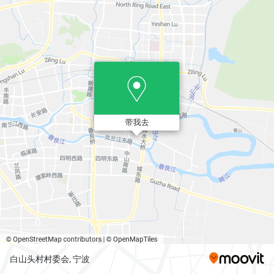 白山头村村委会地图