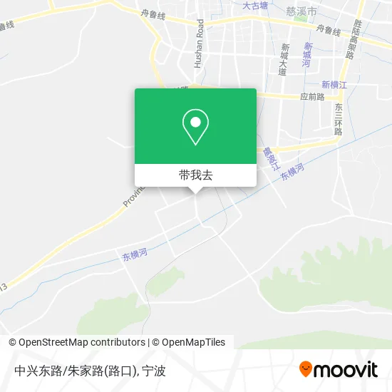 中兴东路/朱家路(路口)地图