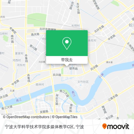 宁波大学科学技术学院多媒体教学C区地图