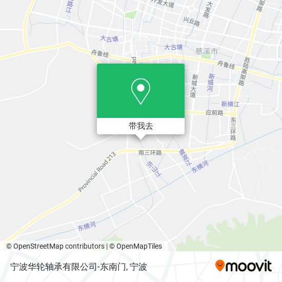 宁波华轮轴承有限公司-东南门地图